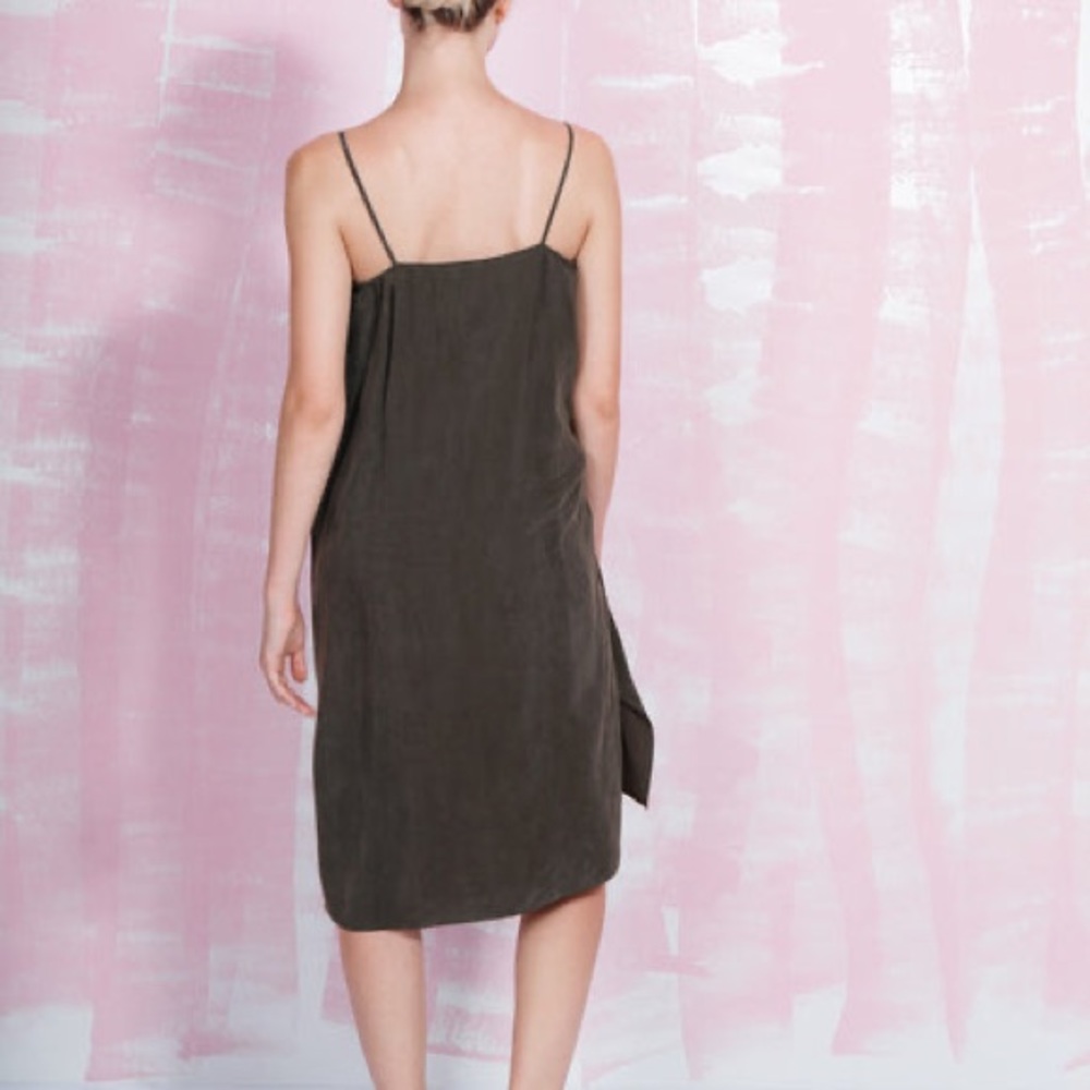 Objects Without Meaning Olive Twisted Lounge Dress - image 6